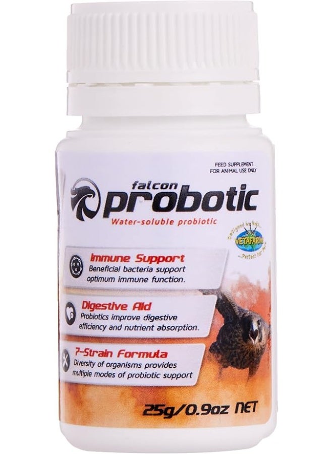 VETAFARM Falcon Probiotic Bird Powder, Easy-Mix Formula Inhancing Digestive Comfort, 25 g - Image 1